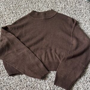 H&M Brown Turtleneck Sweater